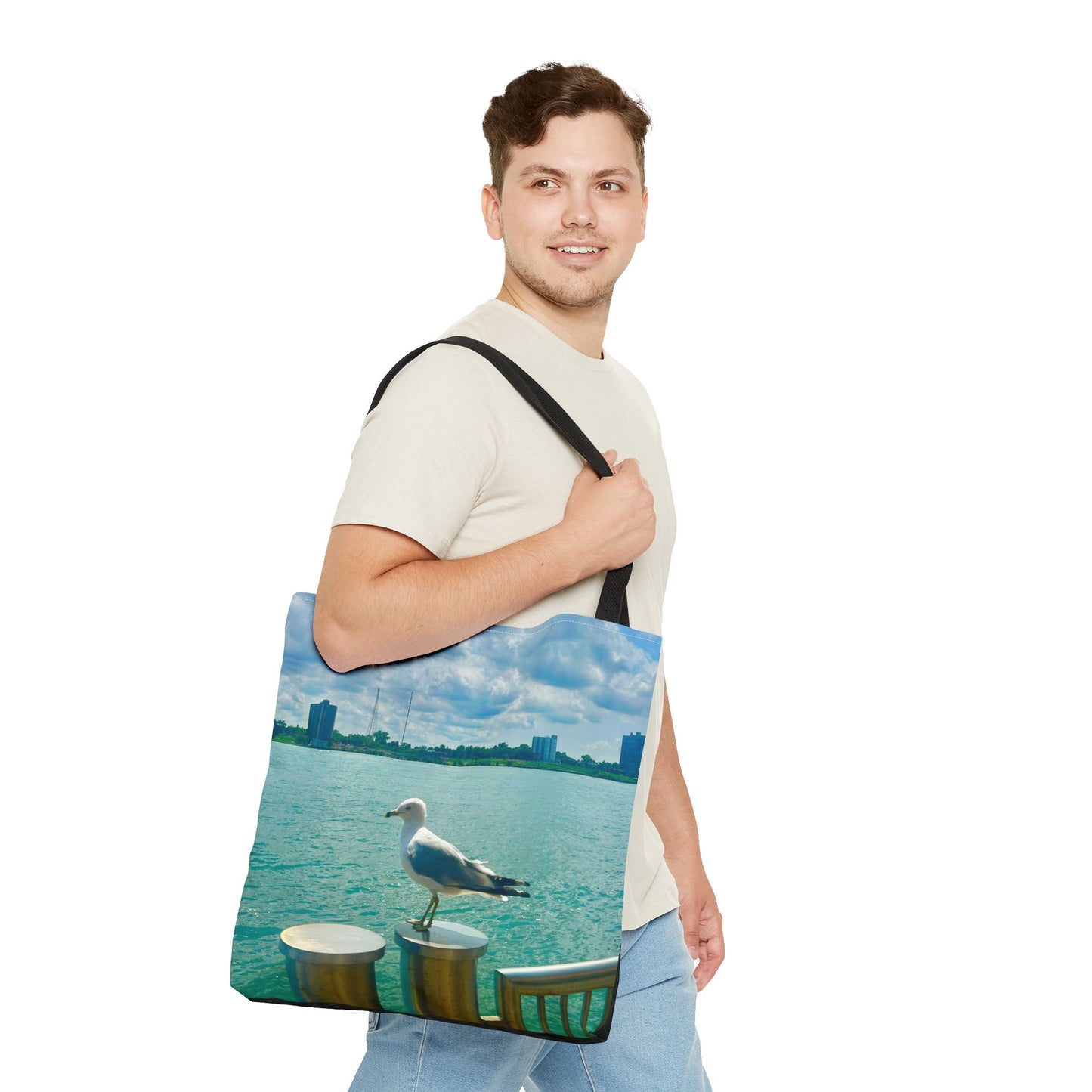 Detroit Riverwalk Tote Bag