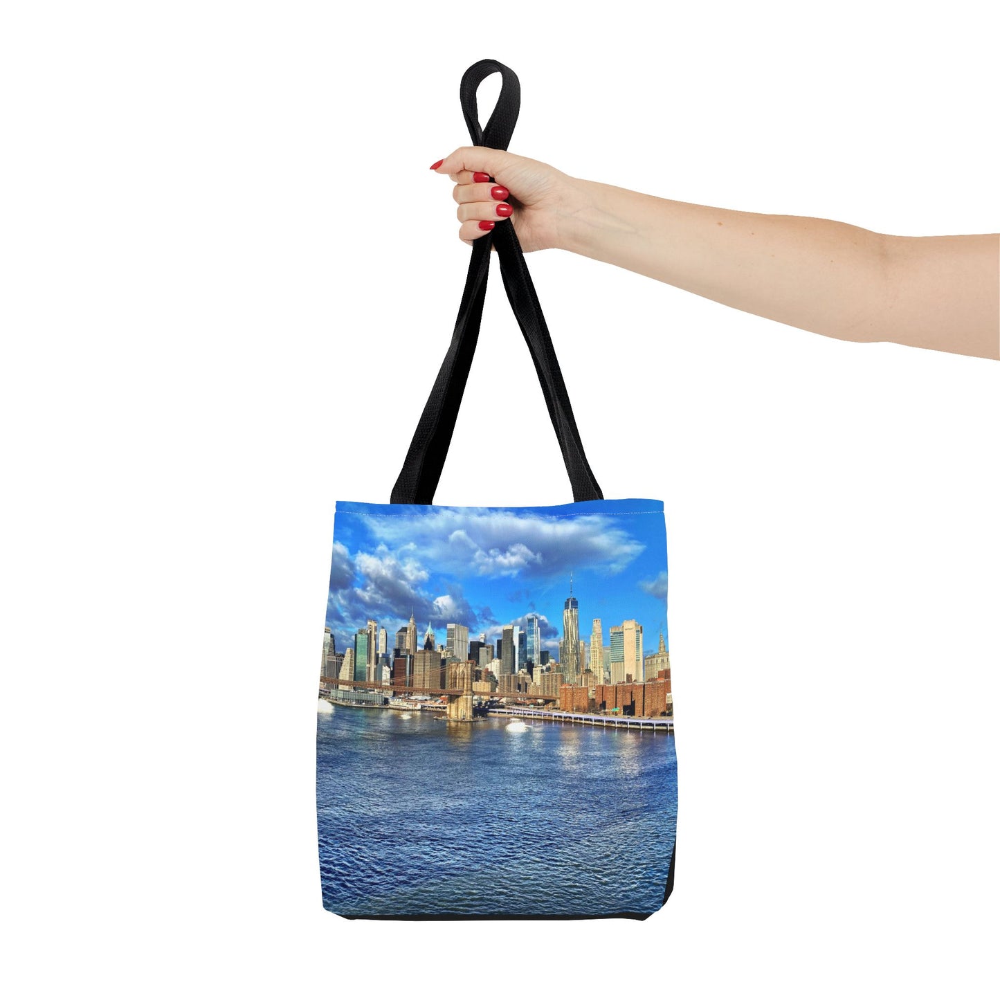 Walking Manhattan Bridge Tote Bag