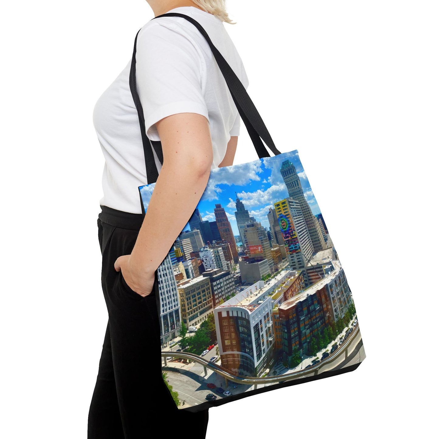 Downtown Detroit Tote Bag