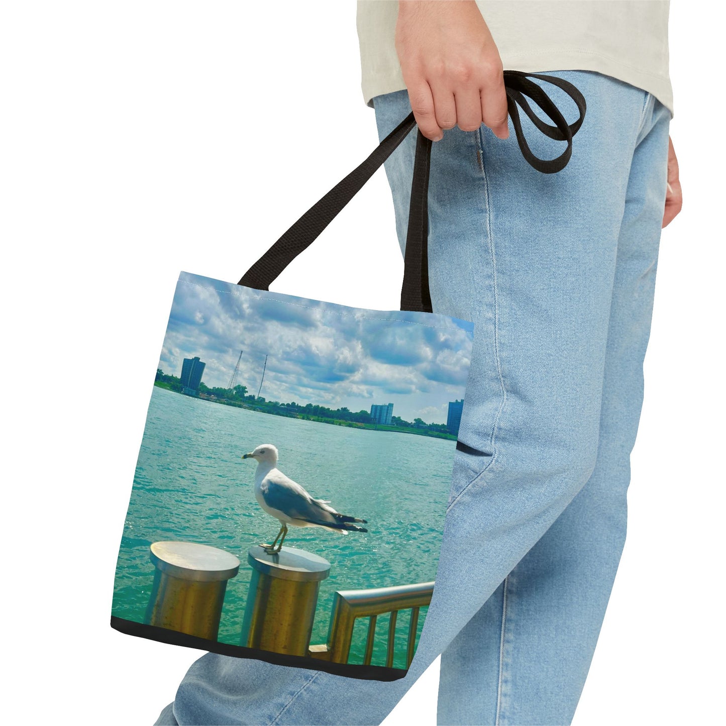 Detroit Riverwalk Tote Bag