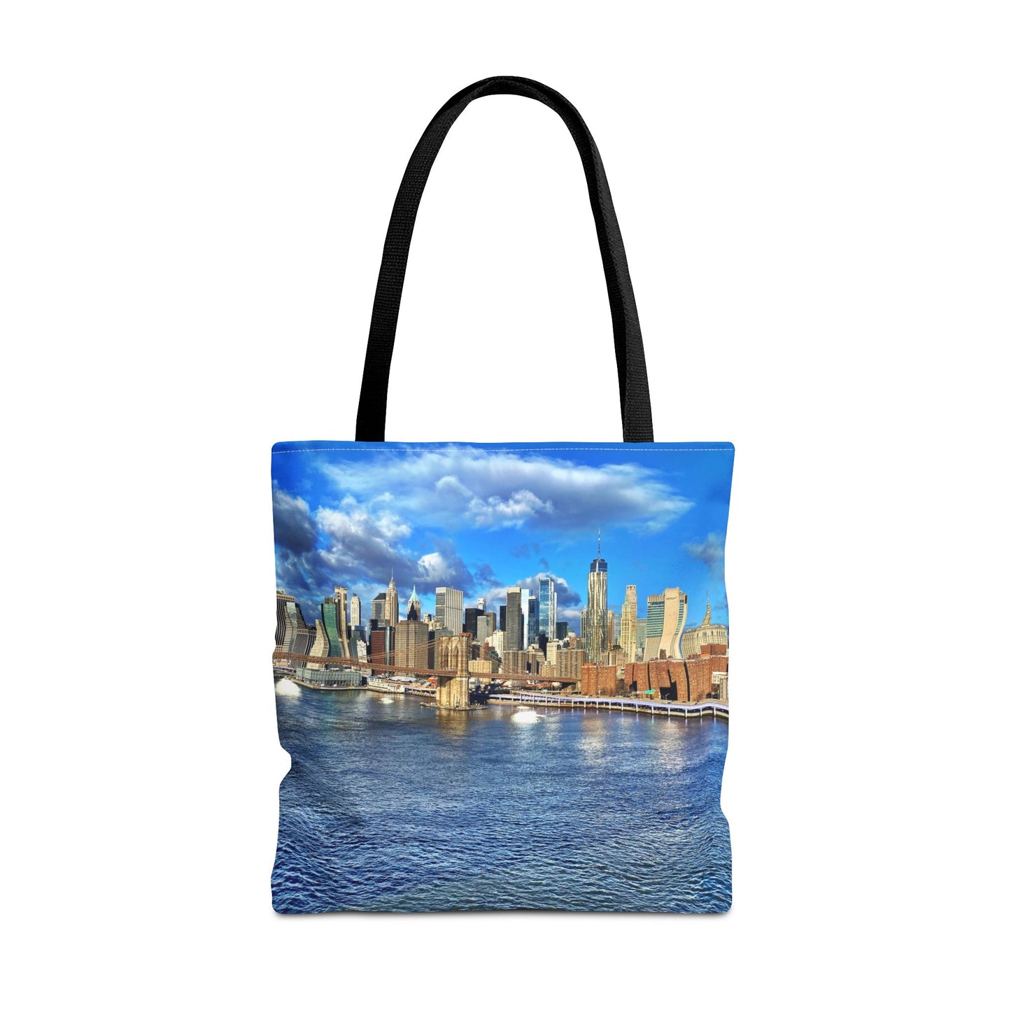 Walking Manhattan Bridge Tote Bag