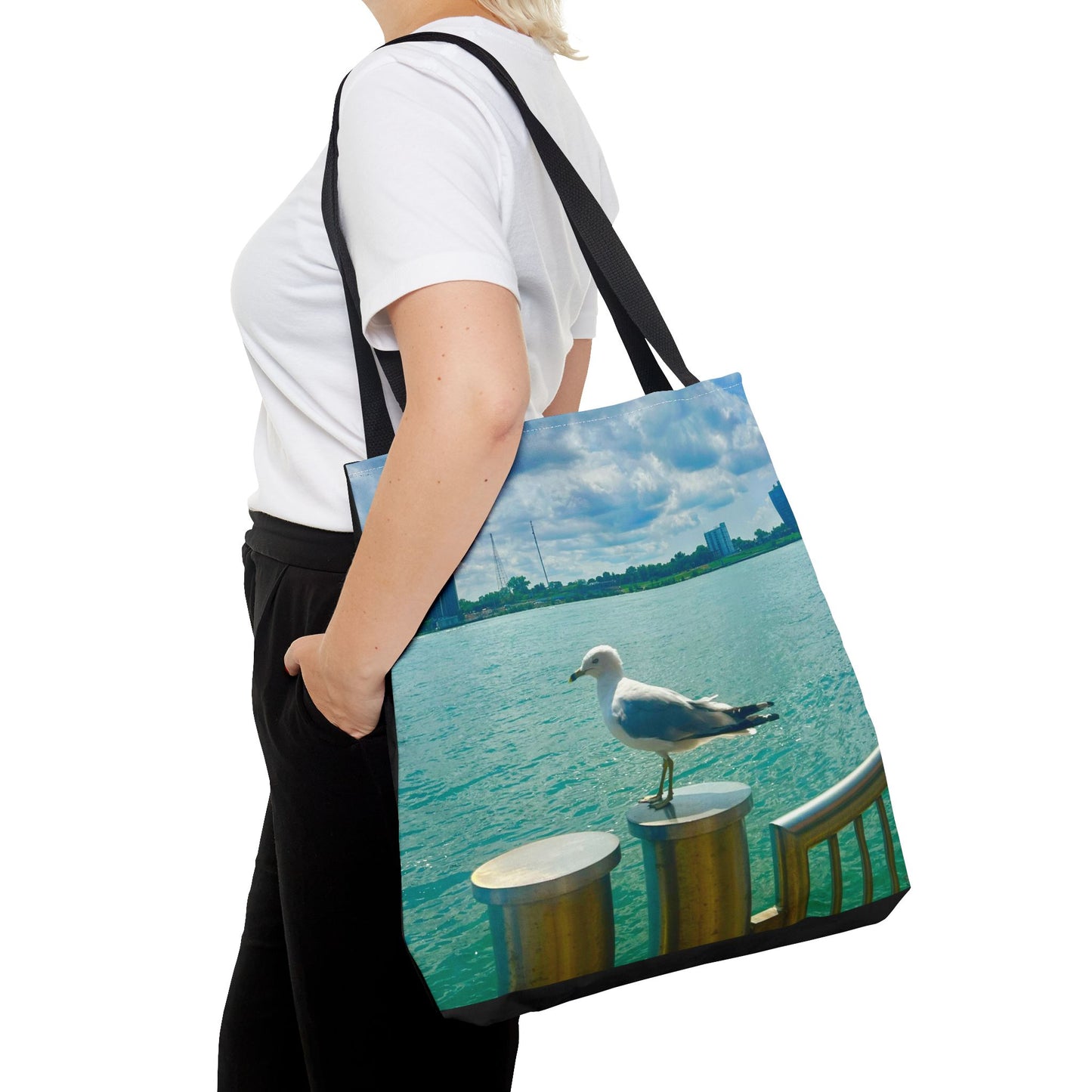 Detroit Riverwalk Tote Bag