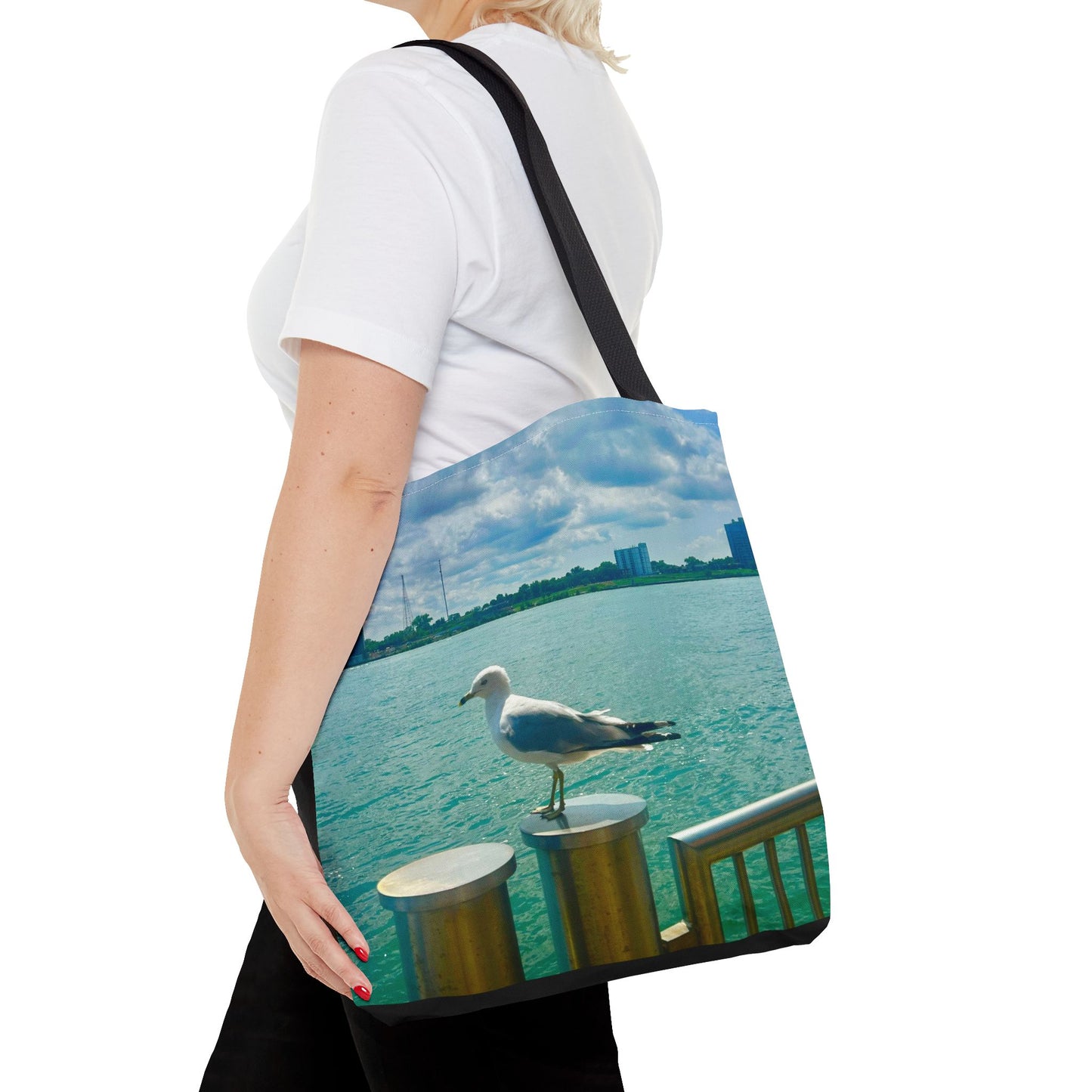 Detroit Riverwalk Tote Bag